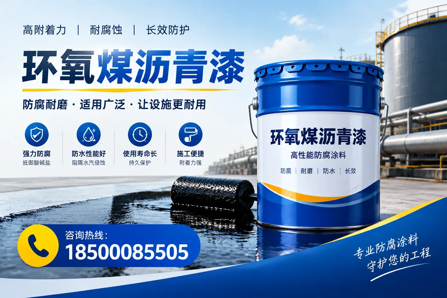 环氧煤沥青漆与其他涂料的对比分析,助力喀什企业决策